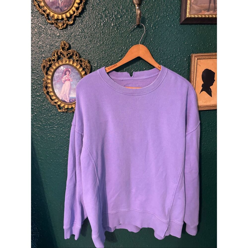 Aerie Oversized Purple Crewneck Size Medium